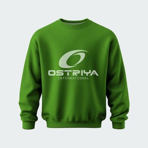 Sweat-shirt à col rond pour homme en coton 100% - Logo personnalisé - Tricot lourd d'hiver - Haute qualité - Product Image 6