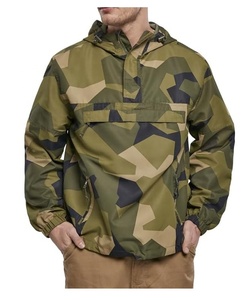 เสื้อแจ็คเก็ตกันน้ำแบบ Anorak พิมพ์ลาย Sublimation ซิปครึ่งตัว สวมใส่สบาย เหมาะสำหรับกิจกรรมกลางแจ้ง น้ำหนักเบา สำหรับผู้ชาย - Product Image 4
