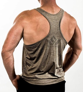 Débardeur tricoté uni pour homme, col en V, respirant, sans manches, décontracté, pour l'entraînement, couleur olive, rose, vert, gris - Product Image 6