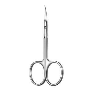 Wholesale Professional <b>Cuticle</b> <b>Scissors</b> Stainless Steel Sharp Blade Straight Type Round Handle Durable Beauty Tools for Adults - Product Image 1