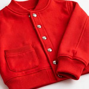 Veste varsity surdimensionnée avec patchs en chenille personnalisés, veste bomber streetwear, OEM, marque privée - Product Image 5