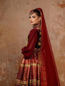 Vestido Tradicional Afgano Kuchi al por Mayor, Hecho a Mano con Bordado, Espejos, Monedas y Diseño Tribal para Mujer, OEM - Product Image 2