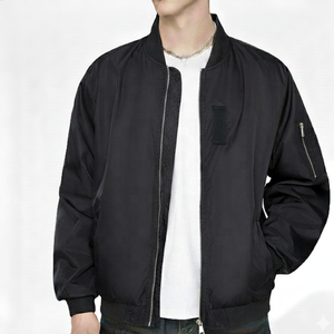 Chaqueta Personalizada Heritage Fit - Chaqueta Bomber de Algodón Personalizada para Hombre - Cortavientos Ligero con Cremallera Completa - Product Image 6