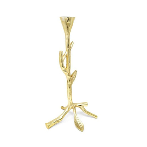 Luxury Gold Metal Taper Candle Holder With Elegant <b>Tree</b> Branch And Leaf Design for Wedding <b>Table</b> Centerpiece & Home Decoration - Product Image 1