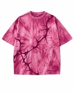 เสื้อยืดโอเวอร์ไซส์ทรงวินเทจสำหรับผู้ชาย แบรนด์ส่วนตัว ผ้าฝ้าย 100% พิมพ์ลาย DTG คอกลม แขนปกติ - Product Image 2