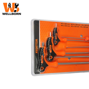 Juego de 6 Llaves Torx con Mango en T, Juego de Llaves Torx de Seguridad T10-T30, Juego de Destornilladores en Forma de T de Acero CR-V con Orificios Antimanipulación - Product Image 5