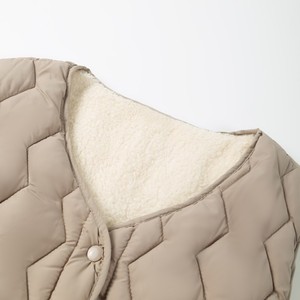 Snowmobile Waterproof Breathable Double Breasted Button Padded Vest-Warm <strong>Lined</strong> Woolen Quilted <strong>Gilet</strong> for Winter Ride Adventures - Product Image 6