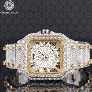 Reloj de Lujo Charm_Jewels con Caja de Acero Inoxidable de 40 mm, Movimiento Mecánico Analógico, Esfera de Cristal de Zafiro, Fecha Automática y Resistente al Agua - Product Image 1