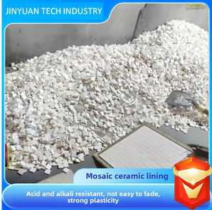 Placa de revestimiento resistente al desgaste de cerámica de mosaico de alúmina 99% para planta de energía térmica, molinos de acero de cemento, soldadura de corte de tolva de caldera - Product Image 6