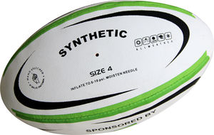 ลูกบอลรักบี้สำหรับโปรโมชั่น ทำจากยางสังเคราะห์ที่ทนทาน ปรับแต่งโลโก้ได้อย่างเต็มที่ เหมาะสำหรับงานอีเว้นท์ขององค์กรและการส่งเสริมกีฬา - Product Image 2