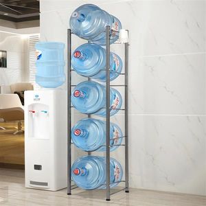 Portabottiglie a 5 livelli in acciaio inossidabile per dispenser d'acqua, di alta qualità, con sistema di drenaggio - Product Image 2