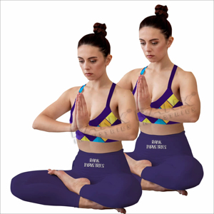 Ensembles de yoga pour femmes, matière extensible confortable avec leggings élégants et soutien-gorge de sport, idéal pour l'entraînement physique et la salle de sport - Product Image 3