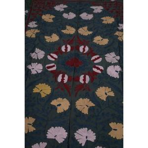 ผ้าห่มลาวีนาส วินเทจ ซูซานี คันธา ทำมือ 100% ผ้าฝ้ายปักลายดอกไม้ โบโฮ ของตกแต่งบ้าน ผ้าคลุมเตียง ผ้าห่ม ปลอกผ้านวม เป็นมิตรกับสิ่งแวดล้อม - Product Image 3