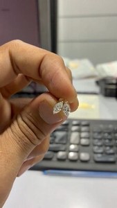 ต่างหูเพชรทรงมาร์คีส์เพาะเลี้ยงในห้องปฏิบัติการ, ต่างหูเพชรทองคำ 14K, เครื่องประดับเจ้าสาวสไตล์มินิมอล, ของขวัญสำหรับเธอ - Product Image 2