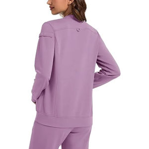 Blouses d'hôpital personnalisées avec logo, blouses d'infirmière extensibles, hauts de blouses d'hôpital, uniformes médicaux d'hôpital en gros - Product Image 4