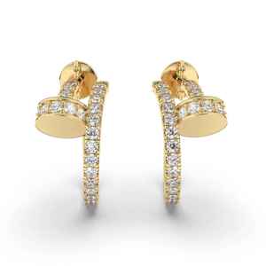 Pendientes de diamantes sintéticos en forma de lágrima, joyería premium, joyería de diamantes - Product Image 5