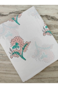 Pure Cotton Fabric with Indian Hand Block Print Floral Design for Home Decor Women's <b>Dress</b> Making Available Bulk Order Supplier - Product Image 3