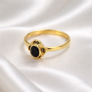 Natural Black Onyx Gemstone <b>Ring</b> 925 Sterling <b>Silver</b> Oval Cabochon Handmade Women <b>Men</b> Jewelry Wholesale Supplier for Women Her - Product Image 5