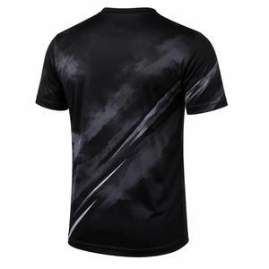 Men's Short Sleeve O-Neck <b>Geometric</b> Print Quick Dry Knitted Polyester T-<b>Shirt</b> Slim Fit Sporty Style Men T-<b>Shirt</b> - Product Image 6