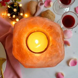 Natural Himalayan Salt <b>Lamp</b> Handmade Rustic <b>Rock</b> Light for Home Decoration - Product Image 2
