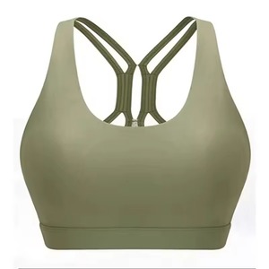 Plus Size Sports Bra <b>Women</b> High Impact Breathable Moisture Wicking Racerback Sports Bra - Product Image 4