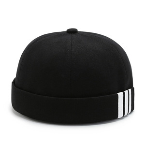Casquette Docker sans visière pour hommes et femmes, personnalisable, ajustable, style sport, bonnet sans bord - Product Image 3