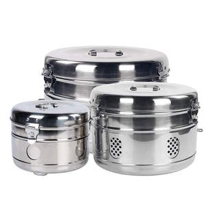 Boîte de stérilisation et de désinfection, conteneur en aluminium pour l'élimination des déchets médicaux, plateau de stérilisation pour équipements médicaux par Surgiright Instrument - Product Image 2