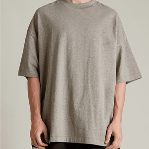 T-shirt à manches courtes col rond pour homme, design personnalisé, couleur unie, style décontracté, impression vierge, personnalisation complète OEM ODM - Product Image 6