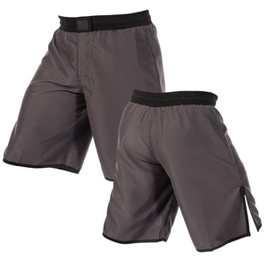 Shorts de boxe MMA pour hommes, style nouveau, décontractés, taille élastique, couleur unie, personnalisables, 100% polyester respirant, fabriqués au Pakistan - Product Image 5