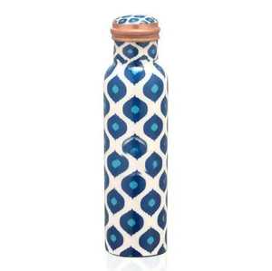 High Quality Personalized Luxury Handmade <b>Copper</b> Hydration Bottle-Eco-Friendly Wedding Back-to-School Gift <b>Screw</b>-On Lid - Product Image 2