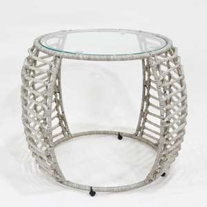 Comhome-Natural Plastic <b>Rattan</b> <b>Daybed</b> with Matching Features and Deep Cushions for Premium Comfort - Product Image 3