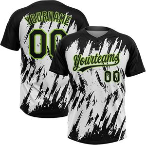 Custom Softball Jersey Two <b>Button</b> Personalized Baseball Jerseys Shirts Stitched Team Name Number Logo for Men Women Youth - Product Image 3
