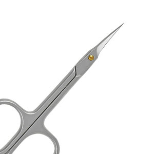 Ciseaux à cuticules professionnels en acier inoxydable incurvés avec design de précision pour droitiers, pour manucure et pédicure - Product Image 6