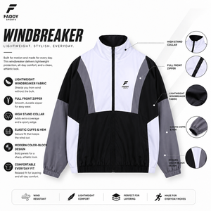 Veste coupe-vent unisexe pour homme, colorée, imperméable, légère, respirante, pour le sport de plein air, streetwear, vente en gros - Product Image 5