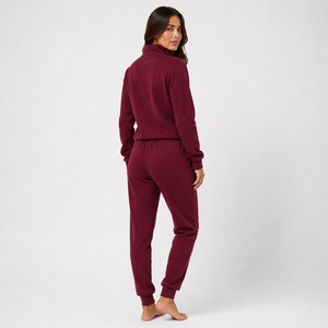 Conjunto Deportivo de Felpa para Mujer de Primera Calidad, Sudadera con Capucha y Pantalones de Tela Suave y Cálida, Ajuste Cómodo, Ropa Casual - Product Image 3
