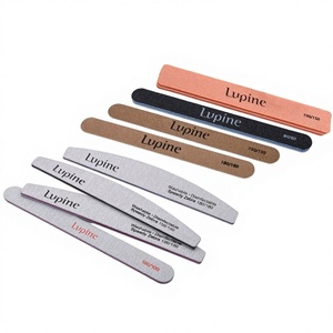 Lima de Uñas Desechable Profesional Coreana Zebra de Doble Cara, Plástico, 80/100/180/240/320, Papel de Lija de Alta Calidad con Patrón de Diamante - Product Image 4