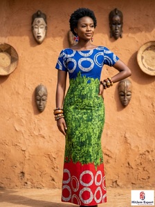 Tela de Loincloth Africana Kumasi, Estilo Holandés, Peso Medio, para Camisas Tejidas, Servicio de Fabricación Personalizada, Moda Tradicional - Product Image 3