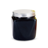 Frasco de Plástico PET con Tapa de Rosca, 500 ml, Boca Ancha, Redonda, de Grado Alimenticio, Envase Personalizado para Dulces y Cosméticos, Impresión Serigráfica JW-144