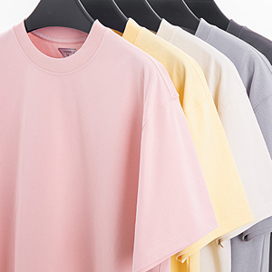 Unisex Solid Knitted Polyester Bulk Regular Fit Blank T-shirts Customized Design Your Own Printing <b>LOGO</b> - Product Image 6