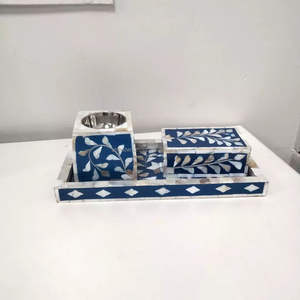 ชุดเครื่องหอมอู๊ดและถ่านหอมสุดหรูสำหรับรอมฎอนและอีด ชุดเตาเผาบาคูร์ไม้ทำมือสุดหรูพร้อมลายฝังมุก - Product Image 4