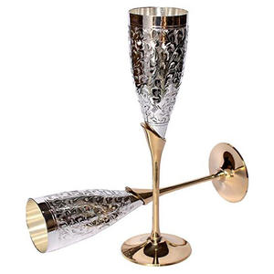 Gobelet en laiton de qualité export, émaillé à la main, durable, capacité 500 ml, coupe à vin, vaisselle traditionnelle, personnalisable - Product Image 3