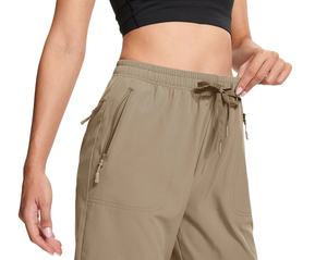 Shorts de randonnée à cordon de serrage pour femmes grandes tailles, idéal pour la gym, le fitness, la boxe – Personnalisable, haute qualité, respirant, décontracté et confortable - Product Image 5