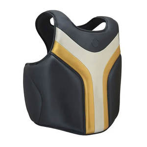 เสื้อเกราะป้องกันตัวสำหรับฝึกซ้อมมวย คุณภาพสูง ผลิตจากหนัง PU ทรงปกติ ไม่มีแขนเสื้อ - Product Image 3