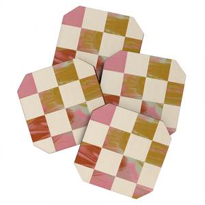 Designer MDF Enamel <b>Coaster</b> <b>Set</b> With Artistic Printed Surface For Coffee Mug Tea Cup And Beverage Glass Protection - Product Image 1