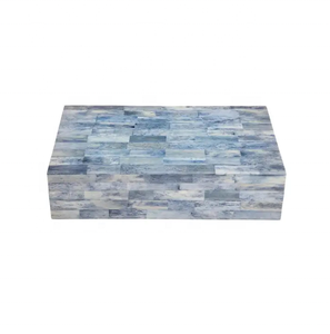 Hecho a mano con MDF y caja de joyería con incrustaciones de hueso de camello natural para collar, pulsera, anillo, pendiente, caja de baratija DE LA India - Product Image 1