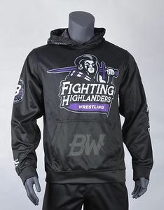 Chaqueta de Surf con Capucha y Cuello Alto para Hombre, Diseño Exclusivo con Costura Lateral, para Otoño, Tinte Liso - Product Image 6