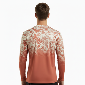 Camiseta de pesca para hombre, protección solar, manga larga, ciclismo, senderismo, rendimiento al aire libre - Product Image 2