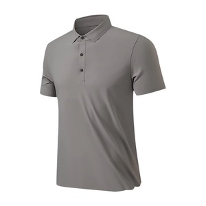 T-shirt personnalisé avec logo OEM, haute qualité, uni, manches courtes, polo de golf à séchage rapide, respirant, sans coutures, pour hommes - Product Image 6