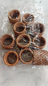 Basic Round <b>Rattan</b> Napkin Ring Suitable For <b>Dining</b> <b>Table</b> Decor Home Use And Rustic Natural <b>Table</b> Styling Accessory From India - Product Image 6