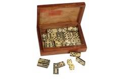 Traditional Wooden <b>Dice</b> And Dominoes Game Set For Family Game Night Classroom And Party Entertainment - Product Image 3